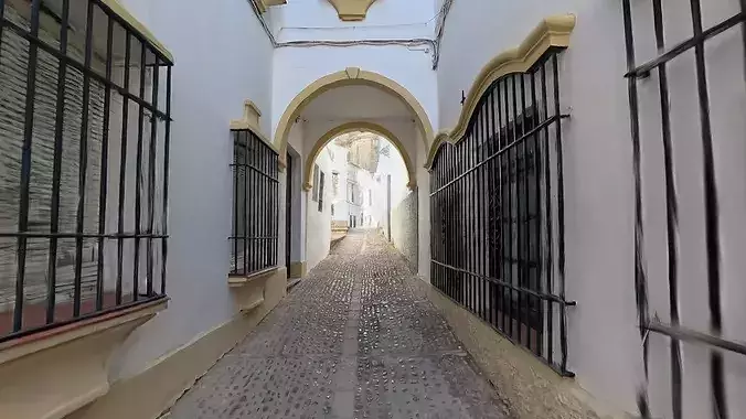 Spanish Alley Ronda in Malaga - Gaussian Splat