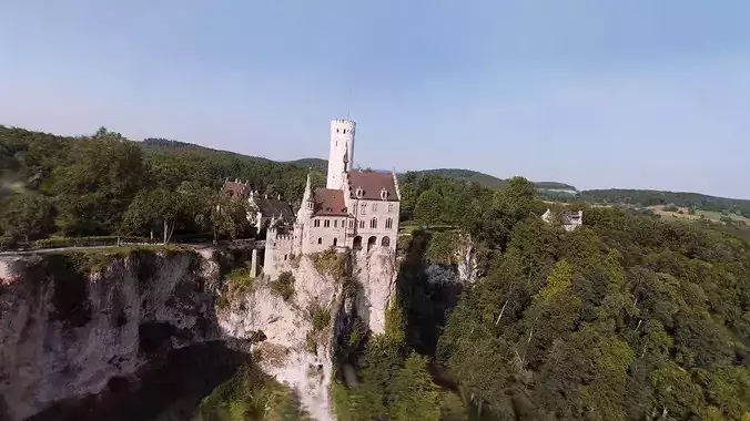 Liechtenstein Castle - Gaussian Splat
