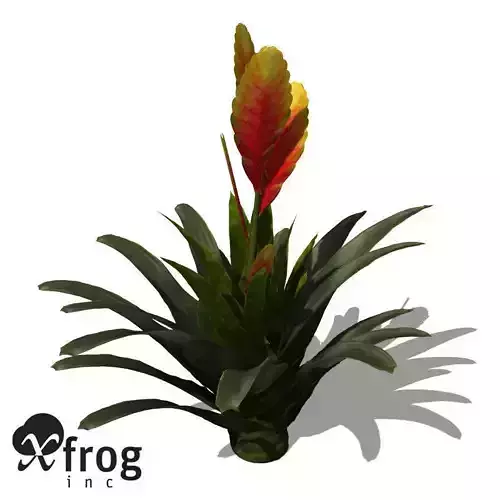 XfrogPlants Flaming Sword 3D model