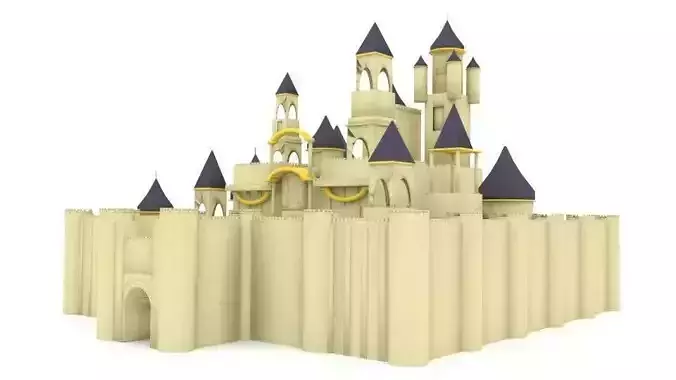 Medieval Castle 3D model