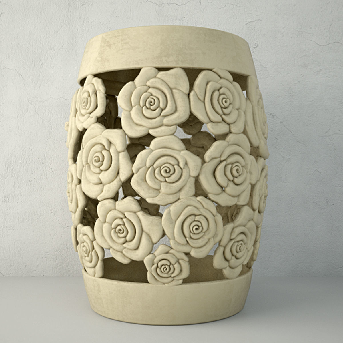 Garden Stools 2 3D model_4