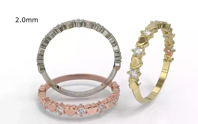 Women is heart shaped ring