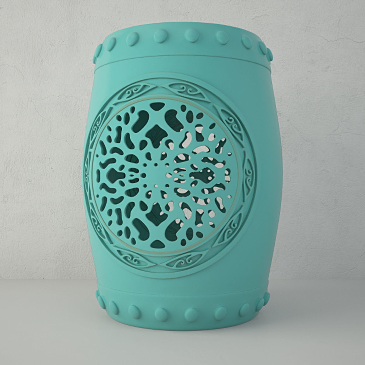 Garden Stools 4 3D model_3