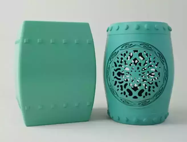 Garden Stools 4 3D model