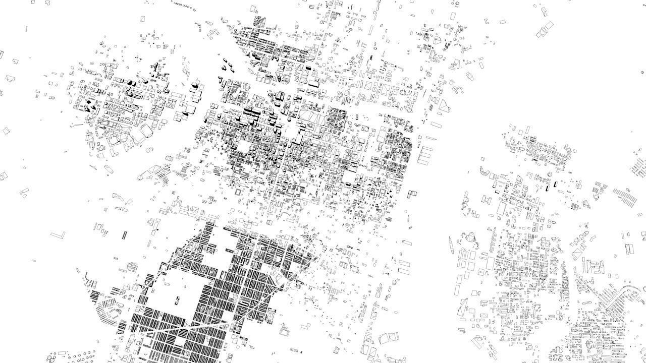 Philadelphia Downtown Streets and Buildings 3D model_6