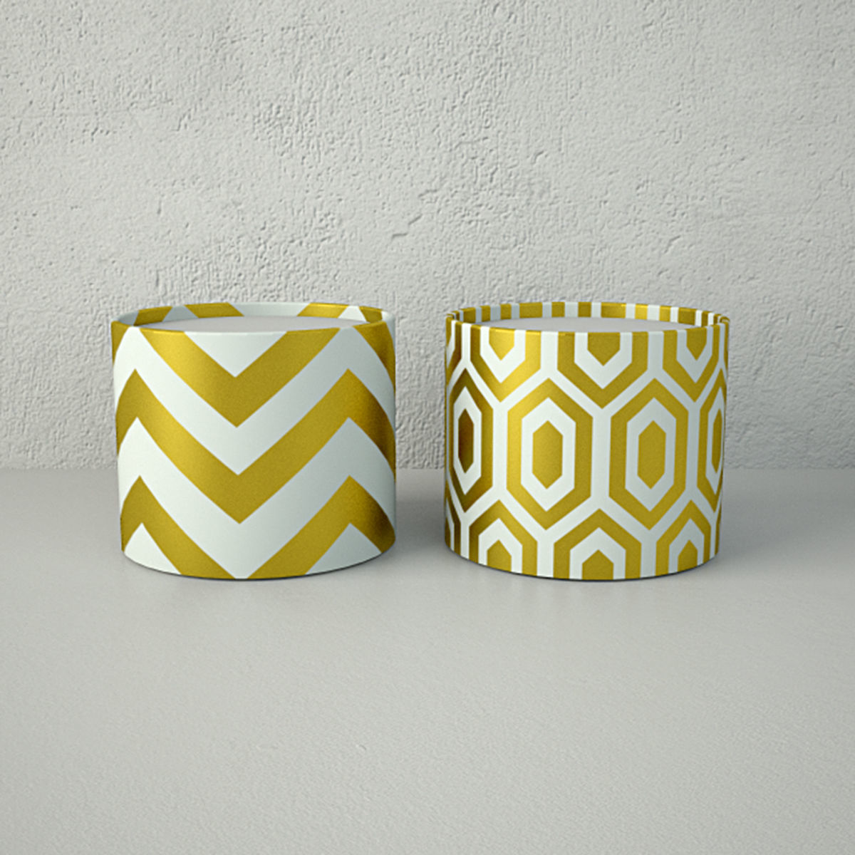 Lantern candles and candleholder by HM Home 3D model_4