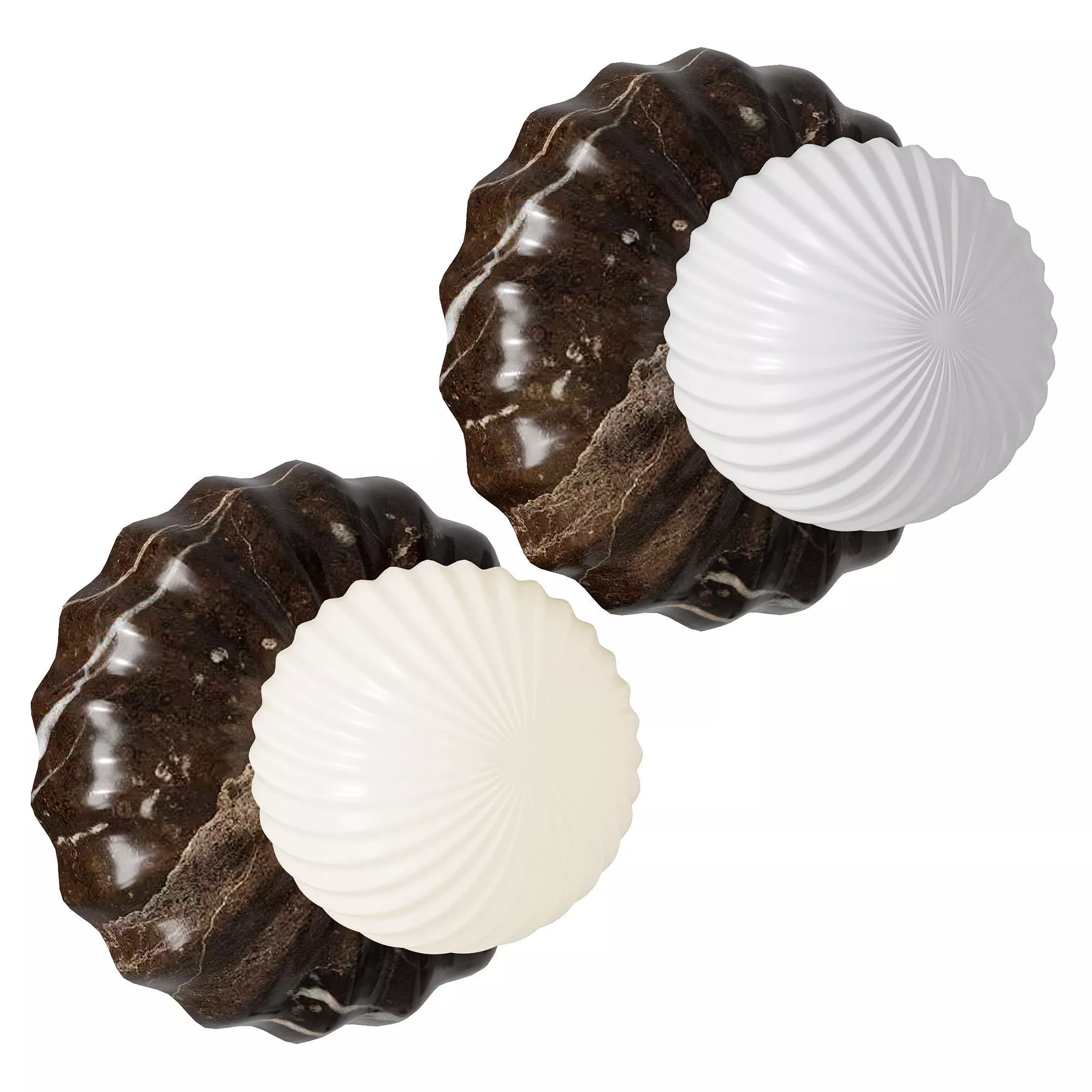 Soho Home Floria Pink Glass Wall Sconce 3D model