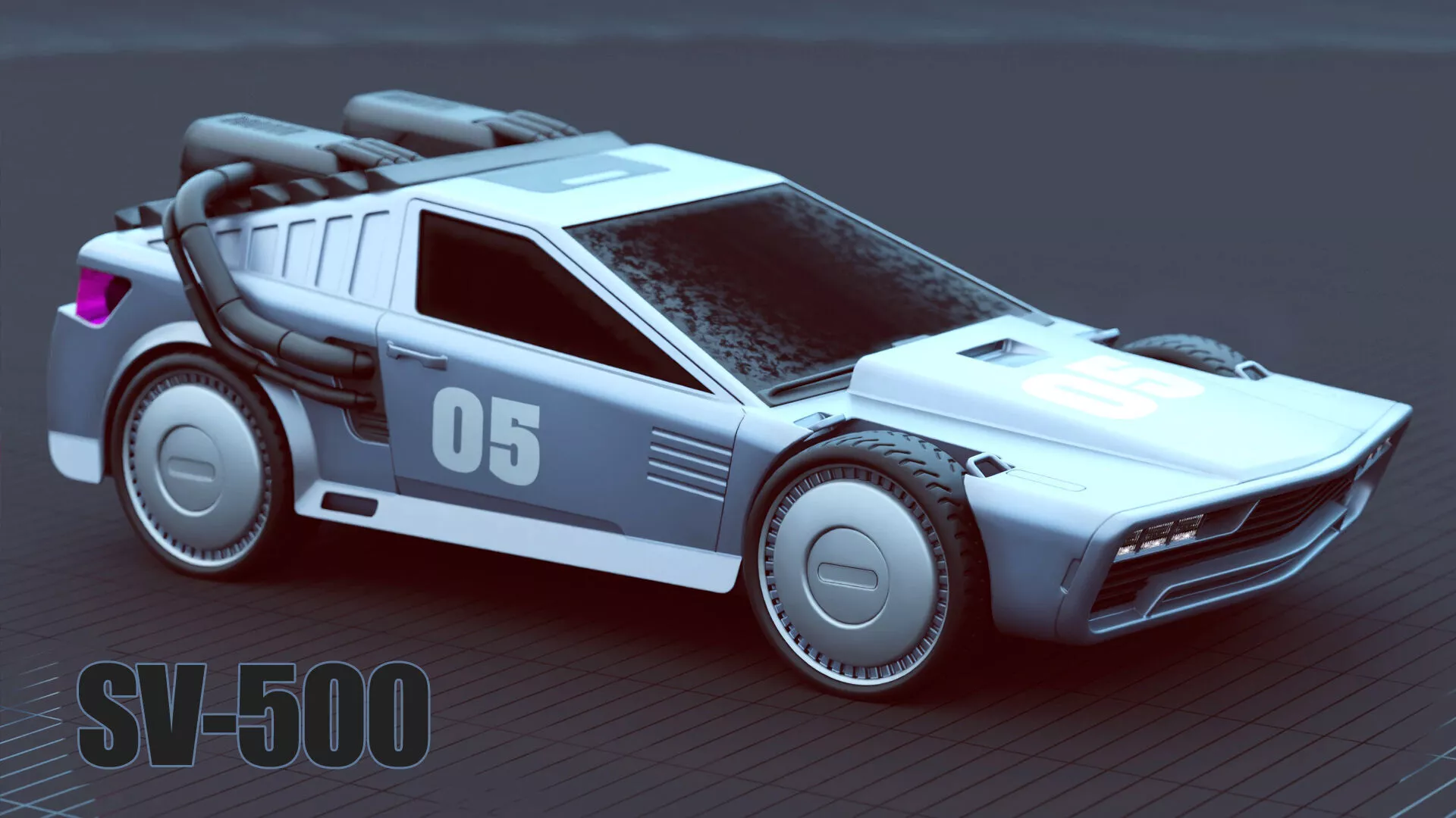 Sv-500 Rigged 3D model