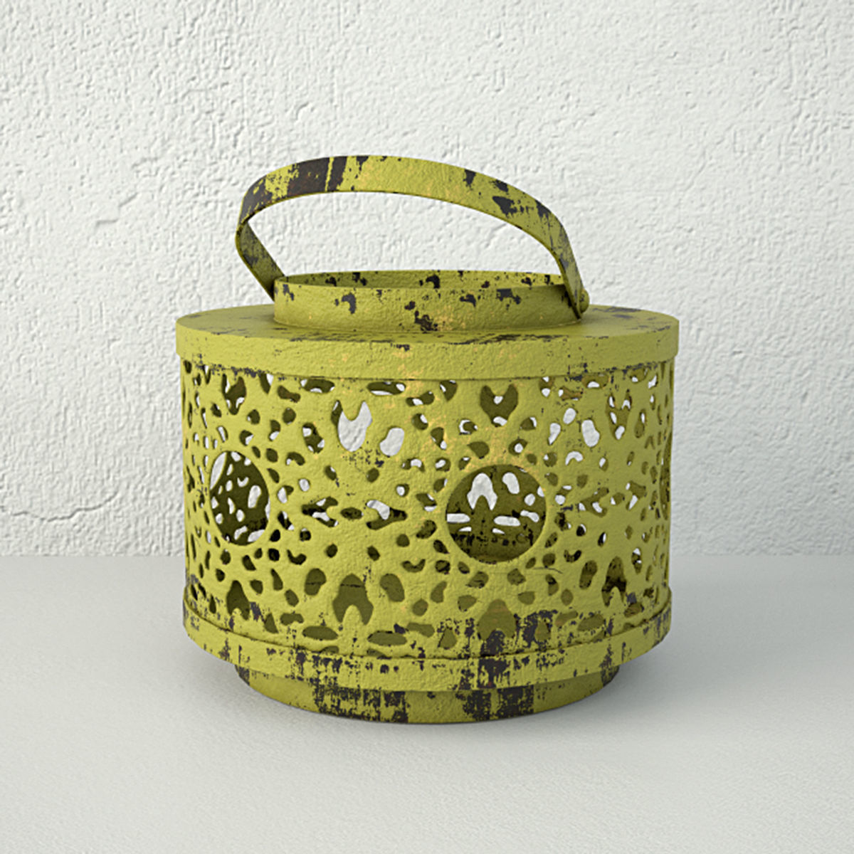 Tin Lantern Set 3D model_3
