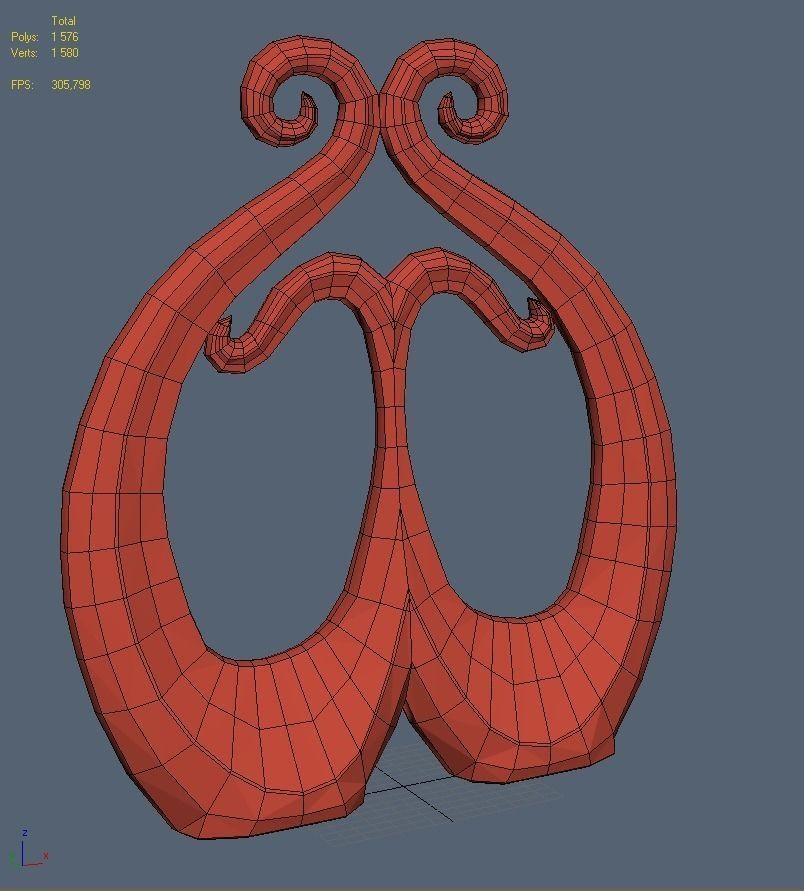 Abstract Figure m018 P 3D print model_7