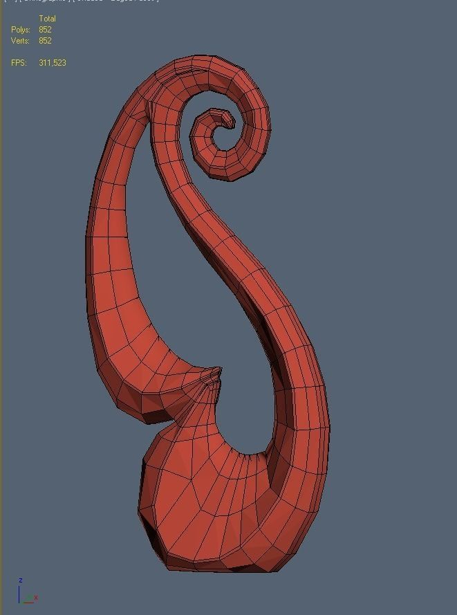 Abstract Figure m017 P 3D print model_7