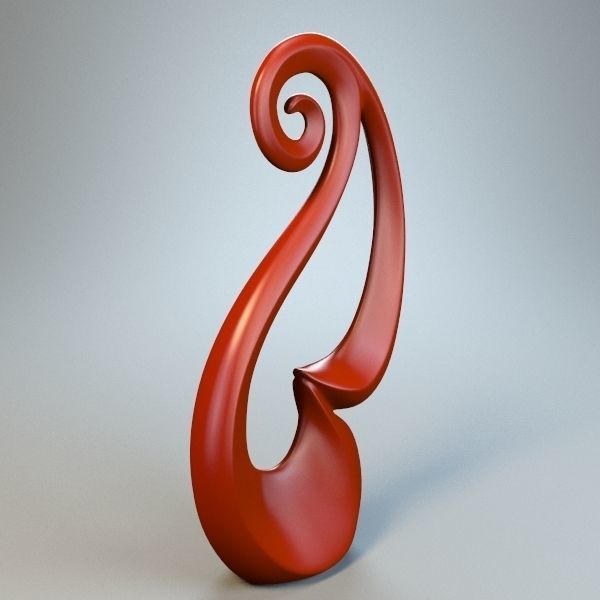 Abstract Figure m017 P 3D print model_3