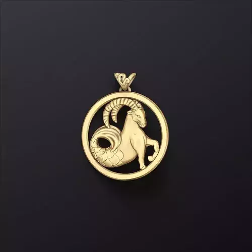 Zodiac Capricorn Pendant Light