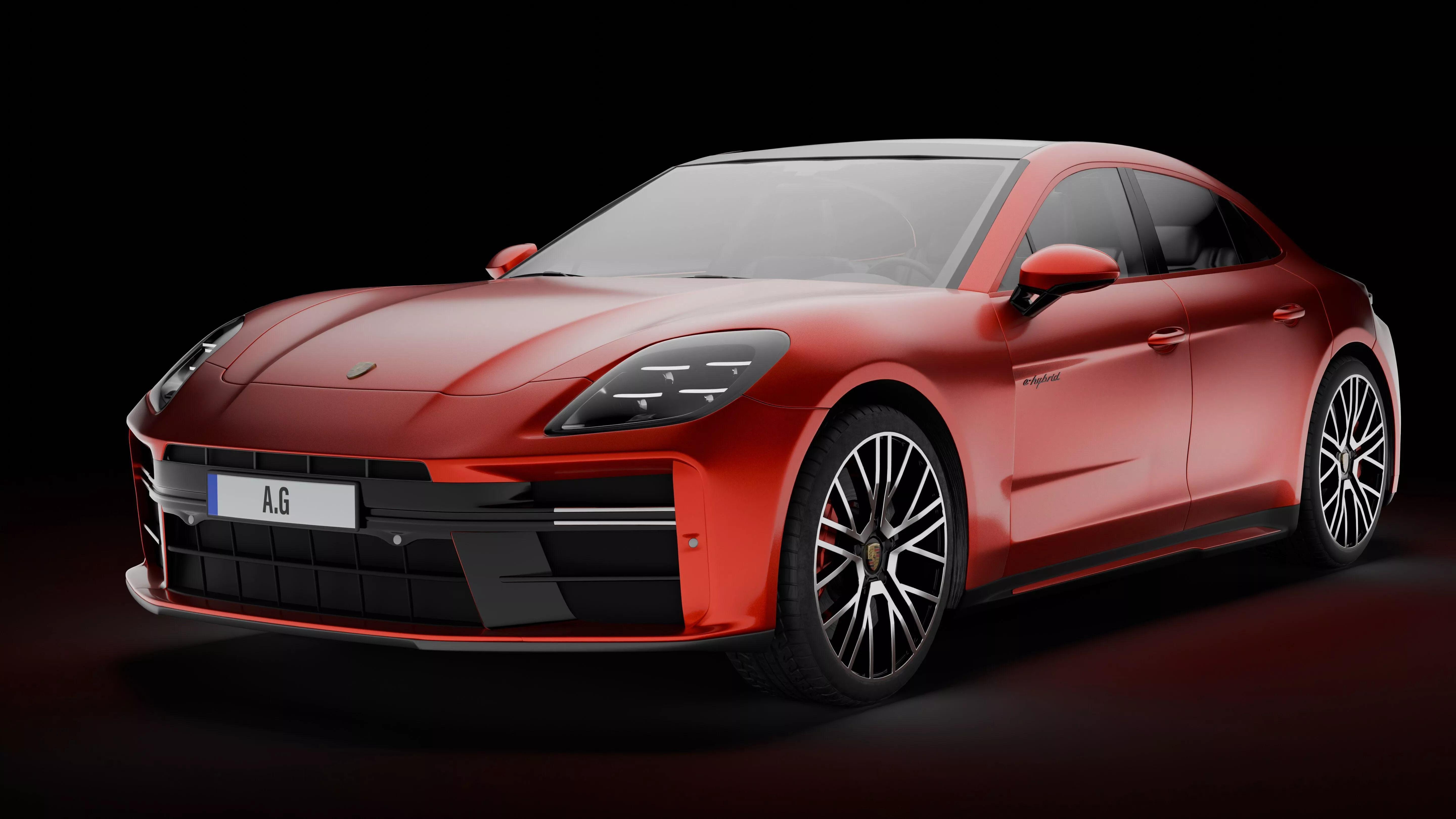 Porsche Panamera Turbo E-Hybrid 3D model