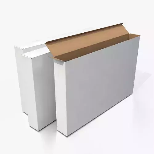 Tuck Top Box - White Long Thin Packaging Box