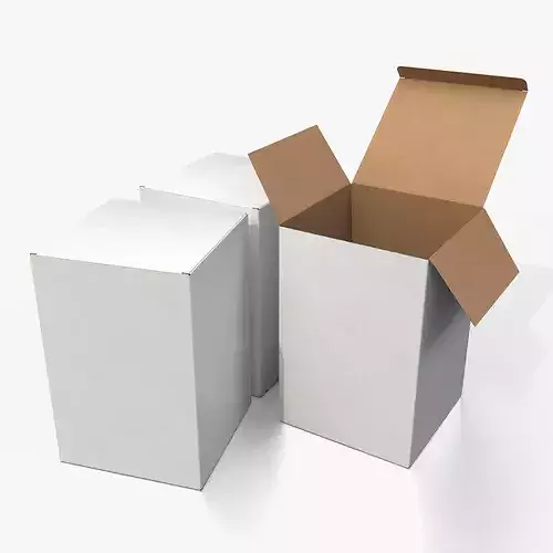 Tuck Top Box - White Large Packaging Box