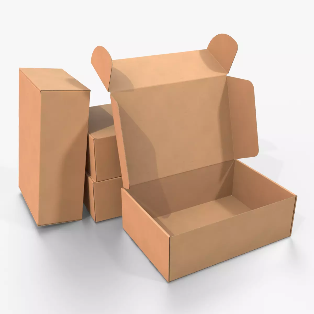 Mailer Box - Regular Low-poly 3D model