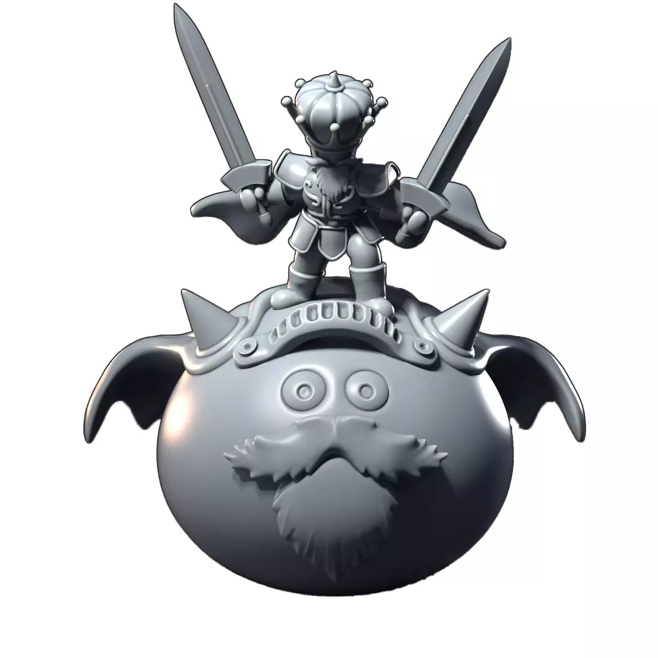 Slime Knight Dq 3D Print STL Miniature RPG 3D print model