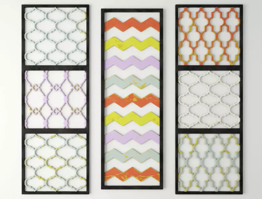 Wall Decor Set 3D model_0