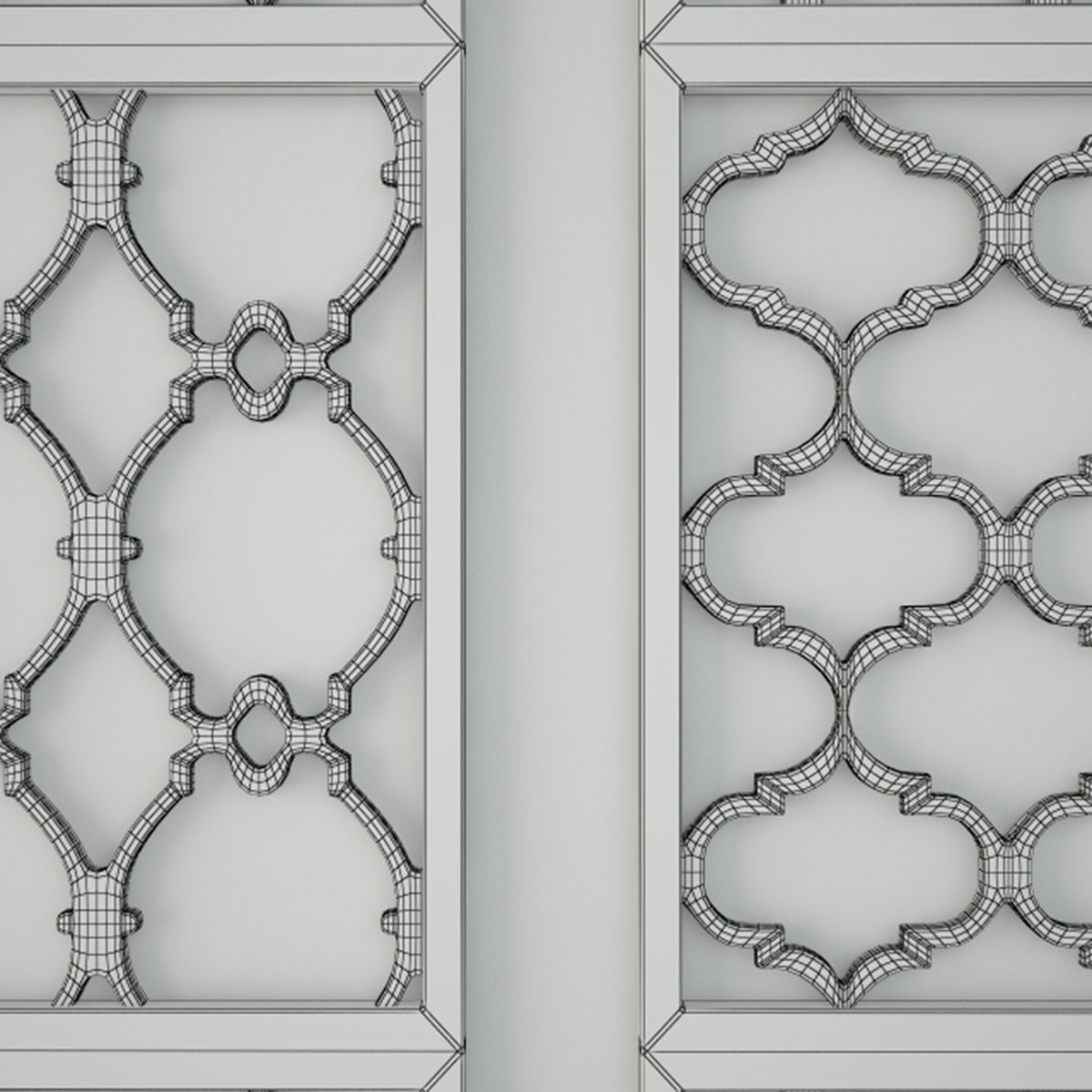 Wall Decor Set 3D model_4