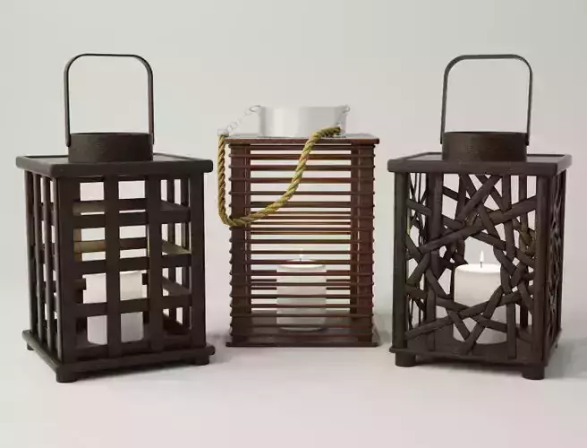 Wooden Lanterns