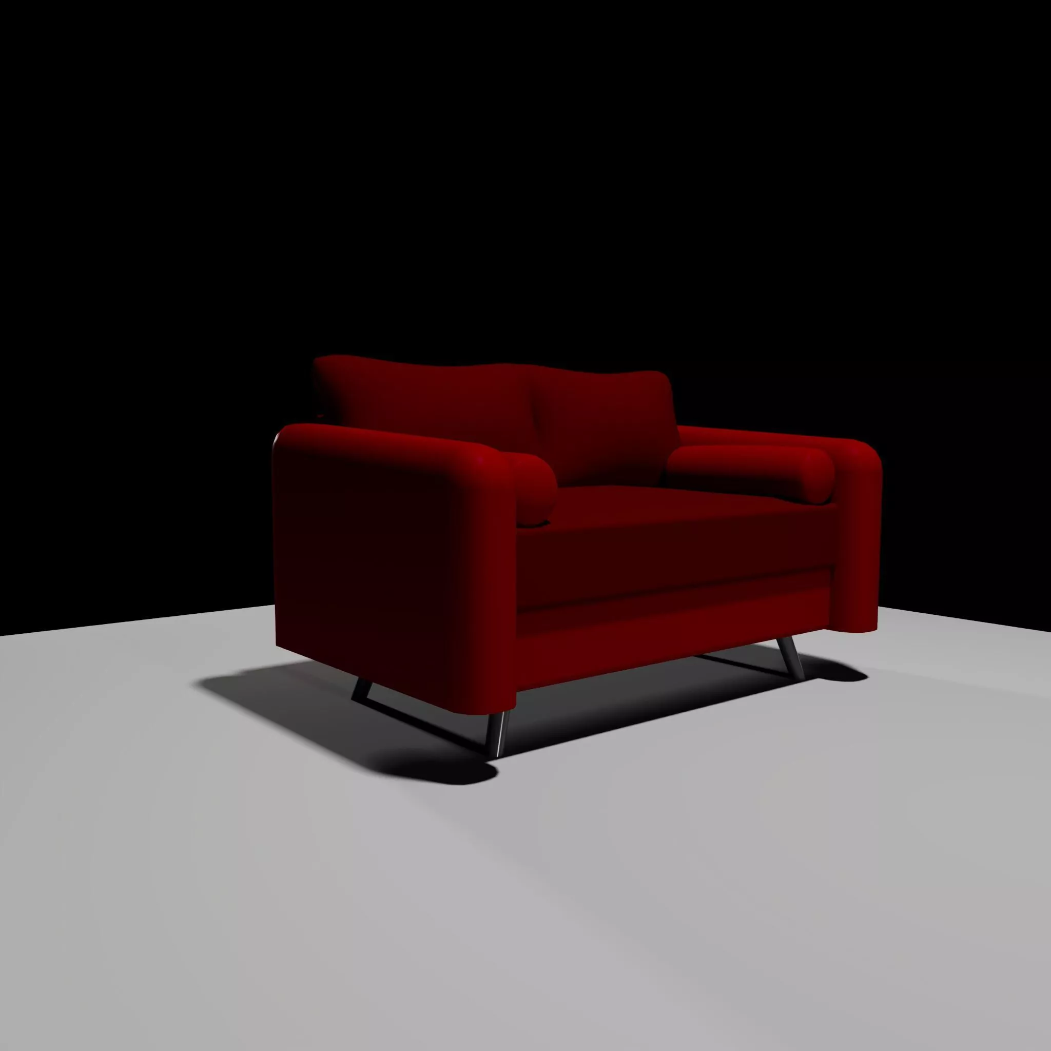 Red Sofa 3D print model