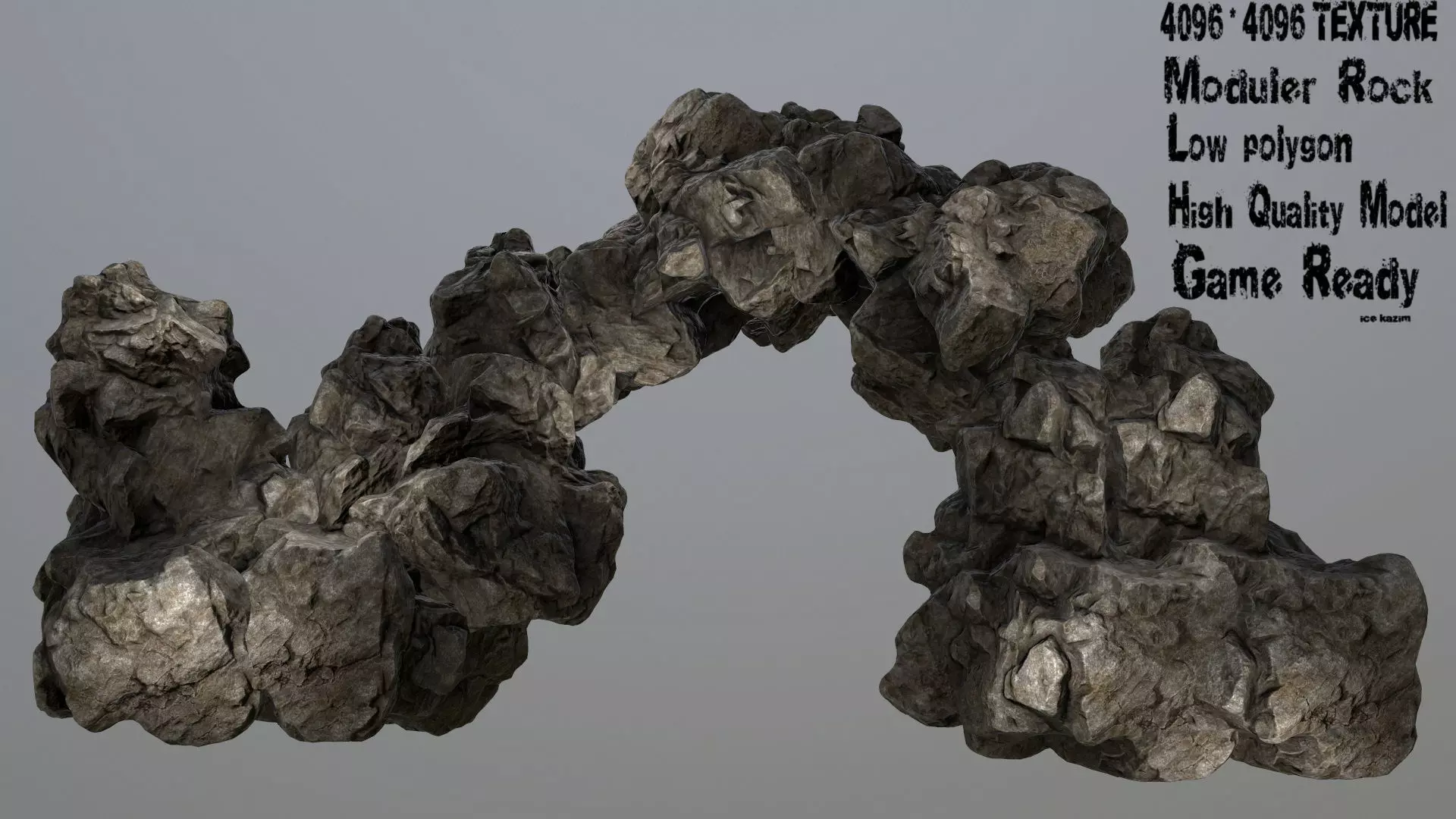 Rock Low-poly 3D model