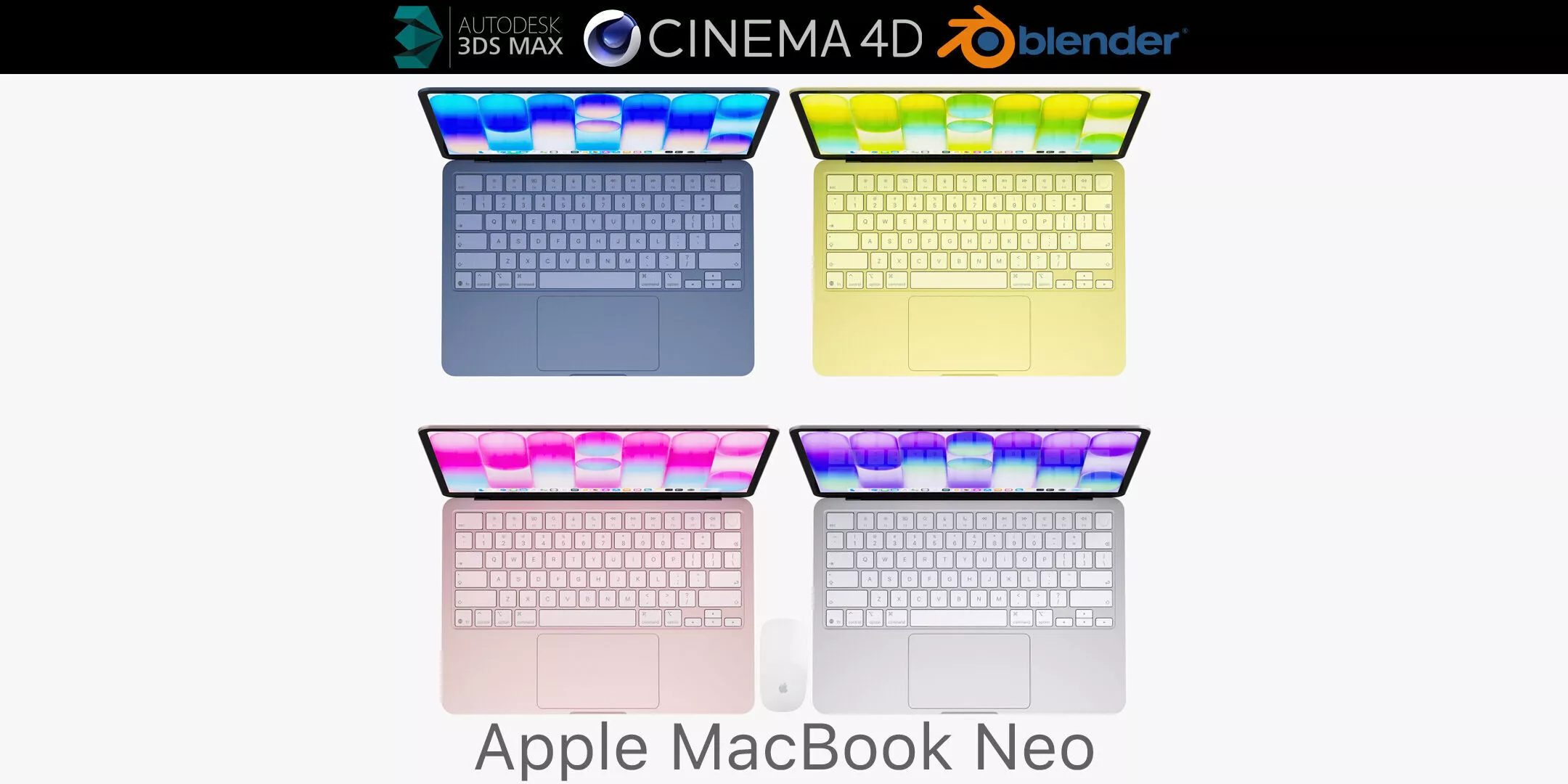 Apple MacBook Neo 3D model