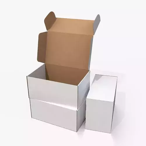 Mailer Box - Rectangular White