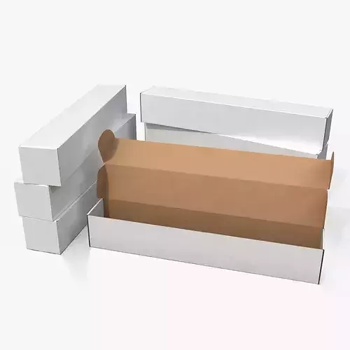 Mailer Box - Long Narrow White