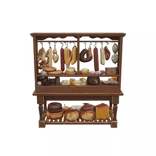 Charcuterie Display Model food 3D model 6