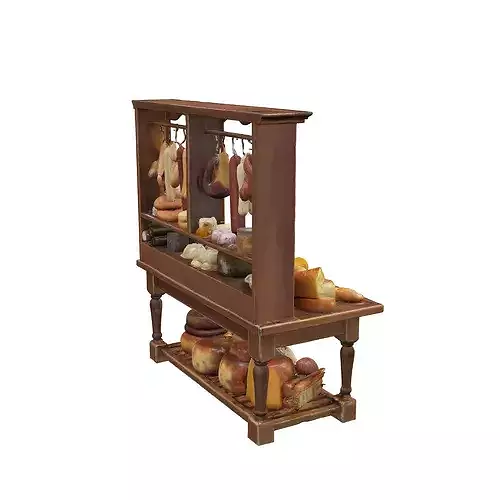 Charcuterie Display Model food 3D model 3