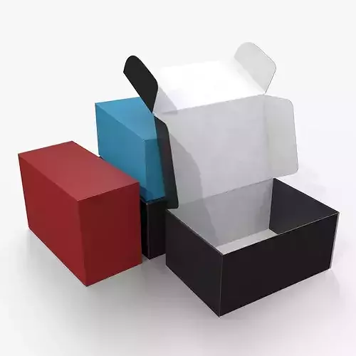 Mailer Box - Rectangular Colored