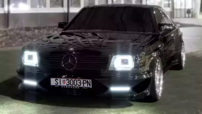 Mercedes 126 SEC AMG WIDEBODY