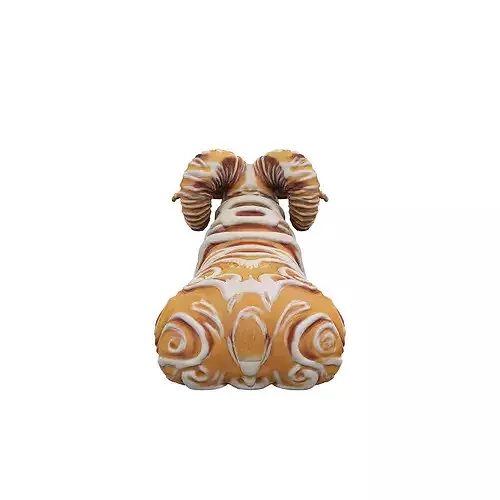 Cinnamon Swirl Ram food 3D model 3