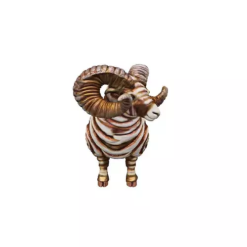 Cinnamon Swirl Sheep food 3D model