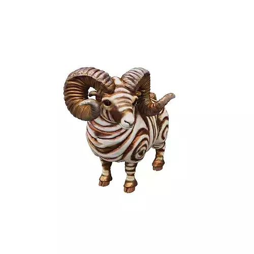 Cinnamon Swirl Sheep food 3D model 5