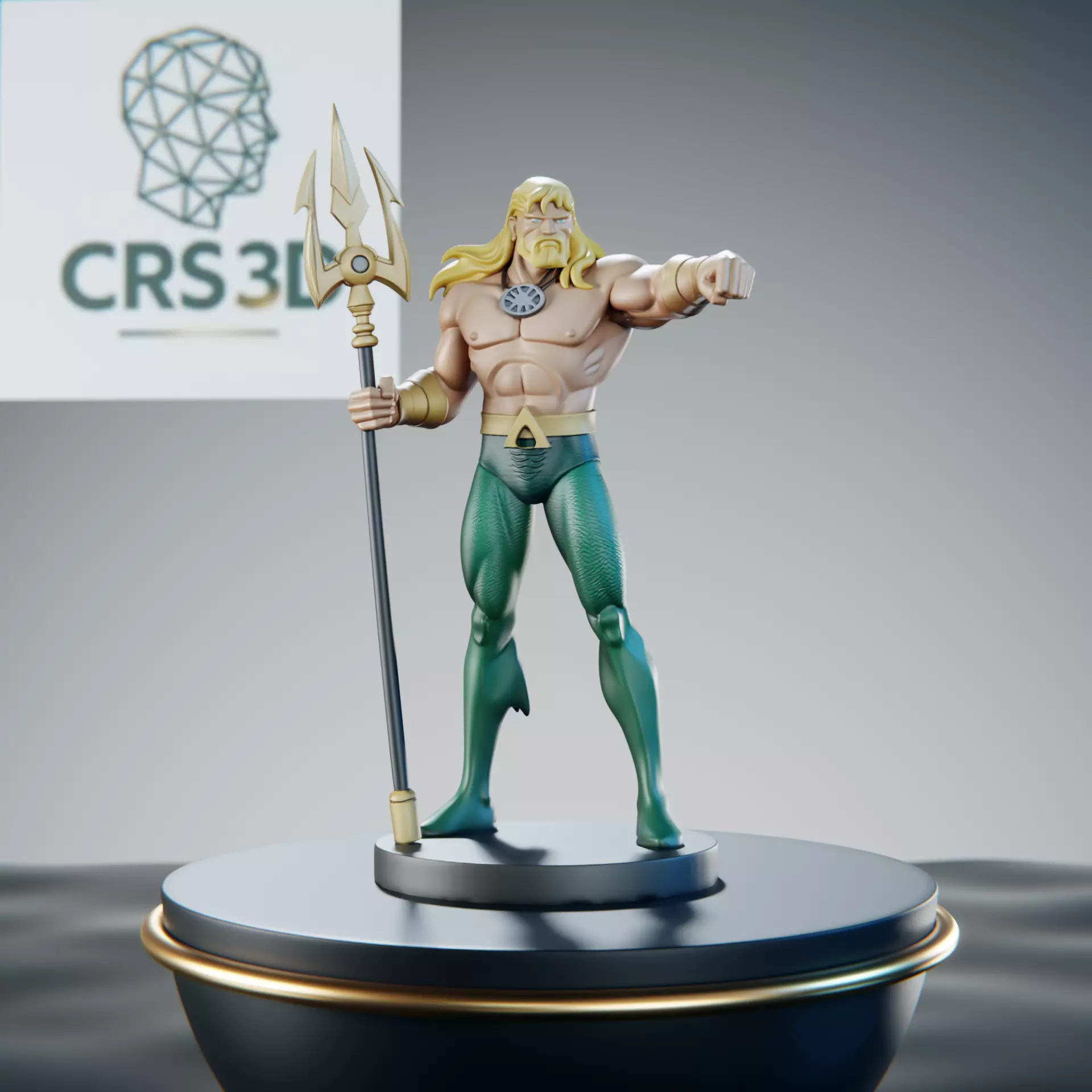 Aquaman King of Atlantis Classic Hero 3D print model