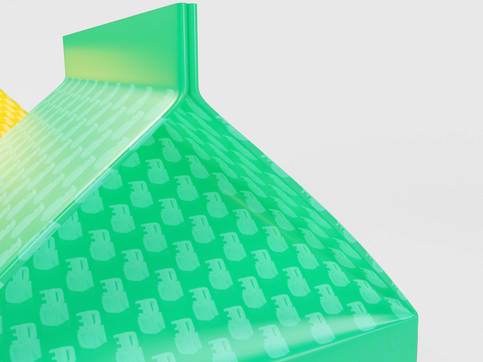 Milk carton and Juice carton with plastic cap 3D model_4