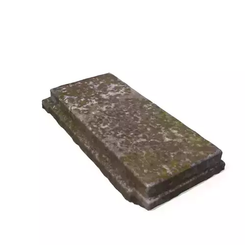 Tomb Table Grave - High and Low Poly Versions Low-poly 3D model