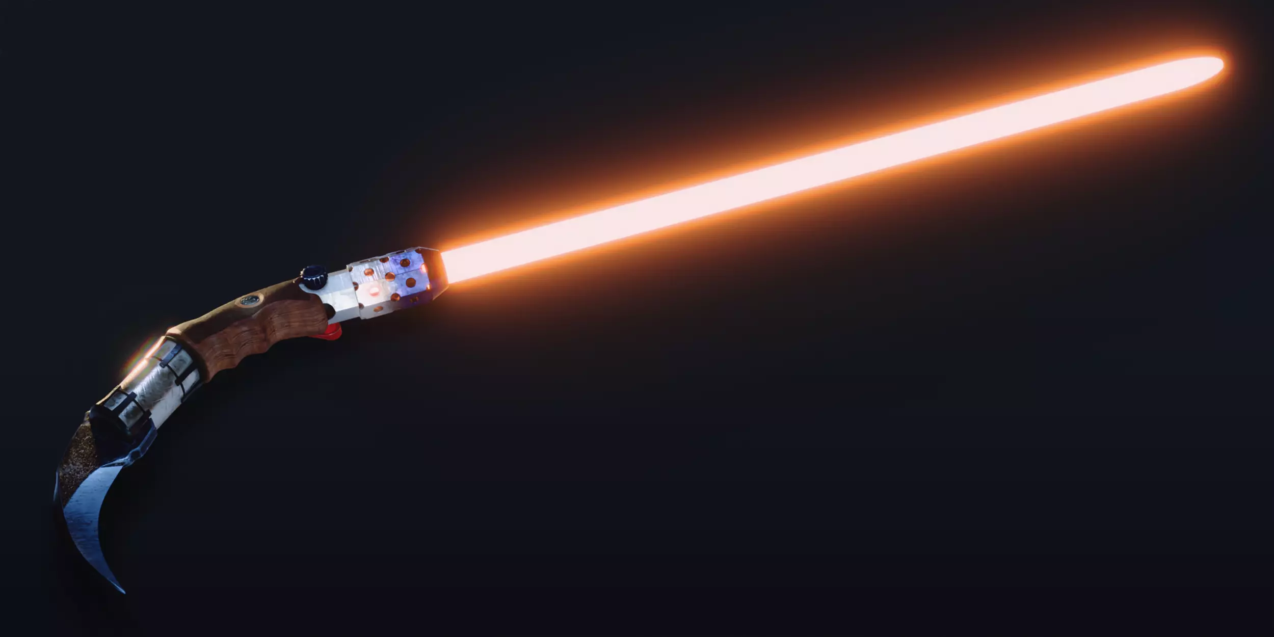 Custom Lightsaber 3D model