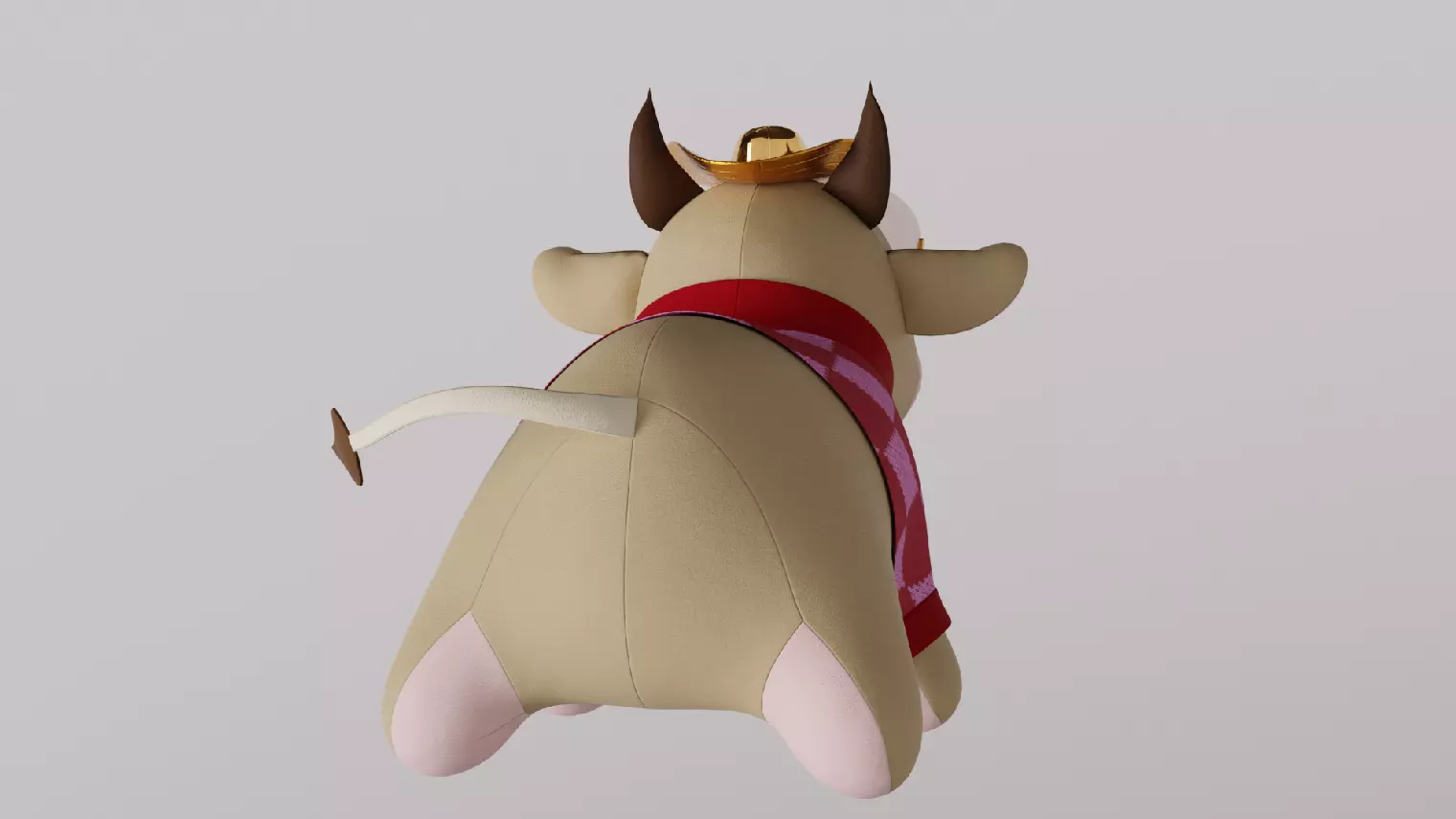Cow toy 3D model