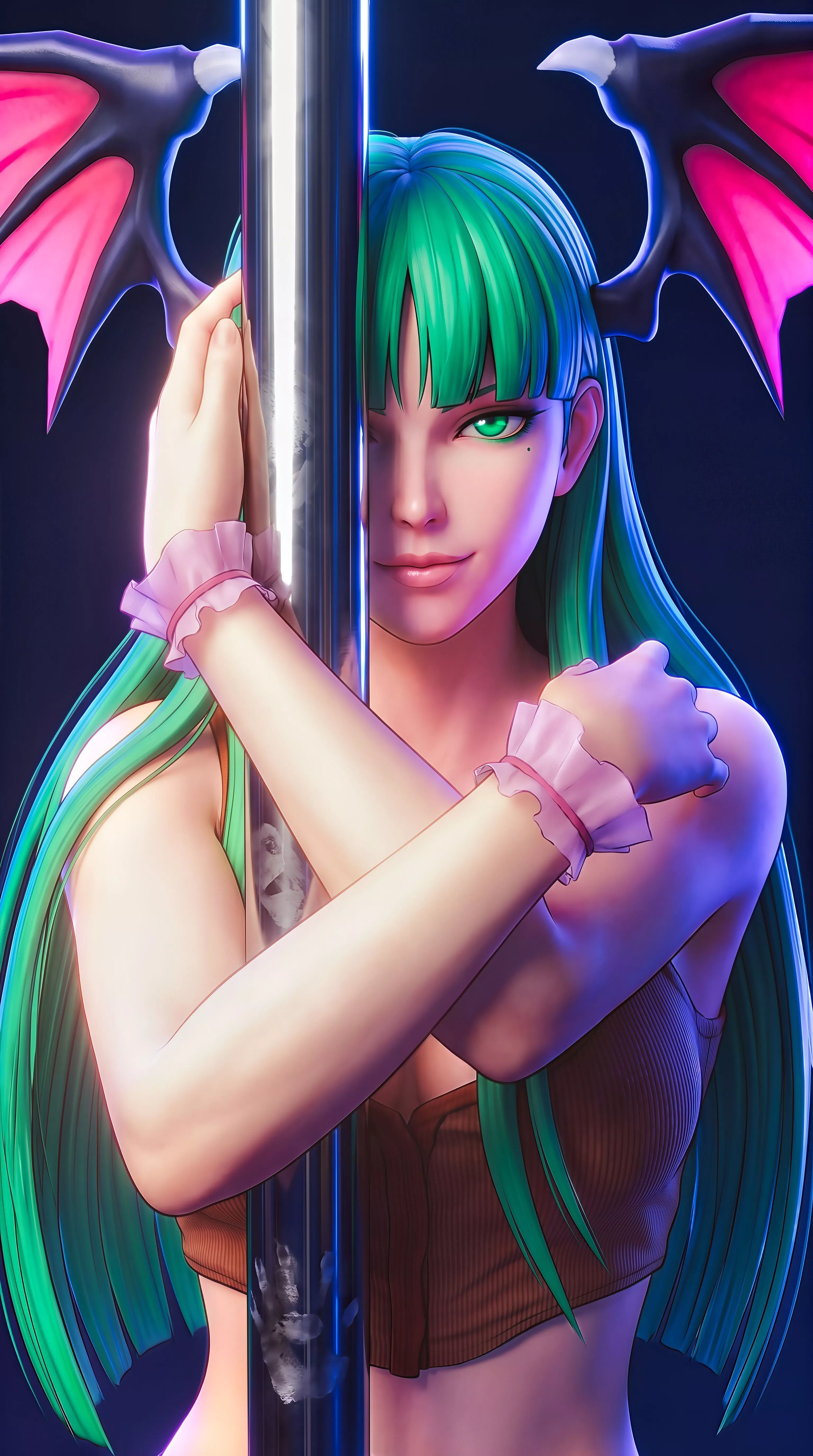 Morrigan Aensland Succubus Casual Variant 3D model