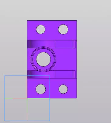 Heavy Duty Lifting Hook Bracket Right Side - Industrial Part 3D model