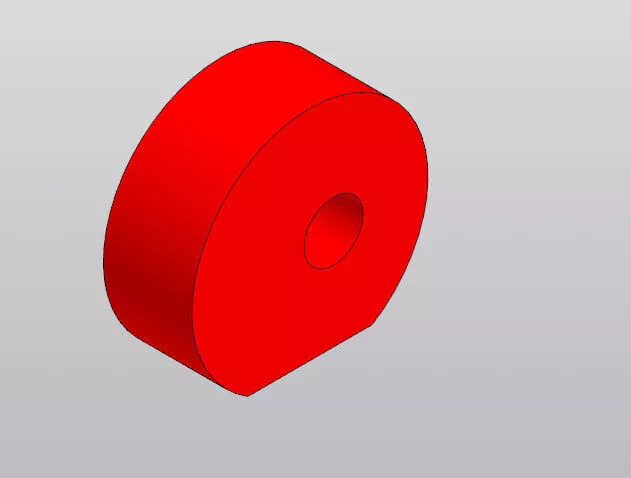 Eccentric Cam - Mechanical Drive Part 3D model