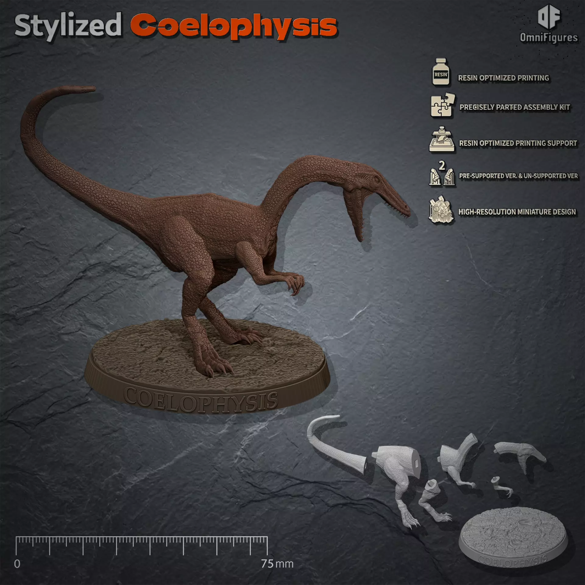 Coelophysis Free 3D print model