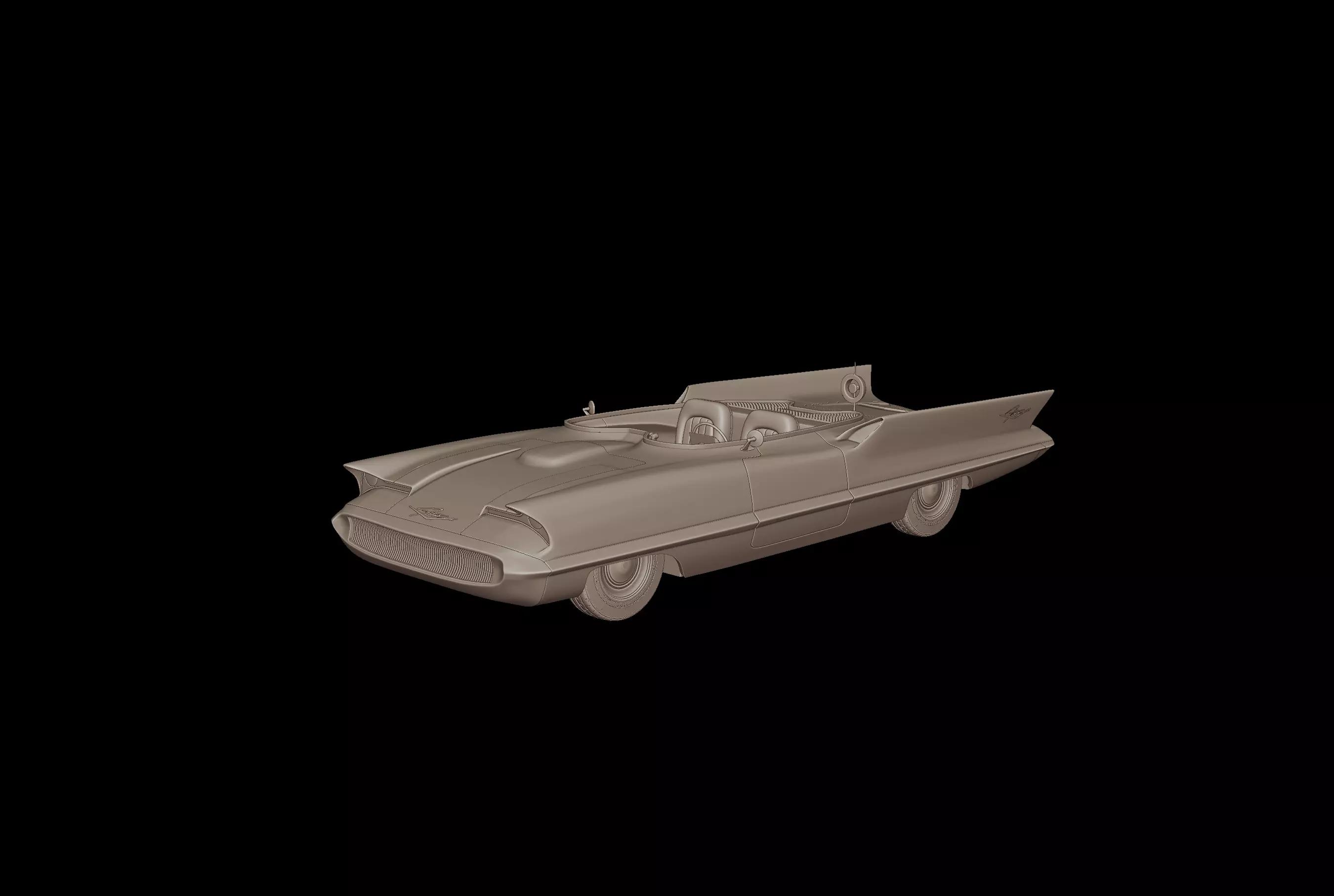 lincoln futura 1955 3D print model