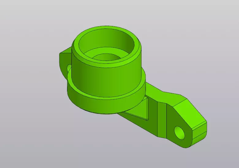 Bearing Pedestal Seat - Industrial Support Part 3D model