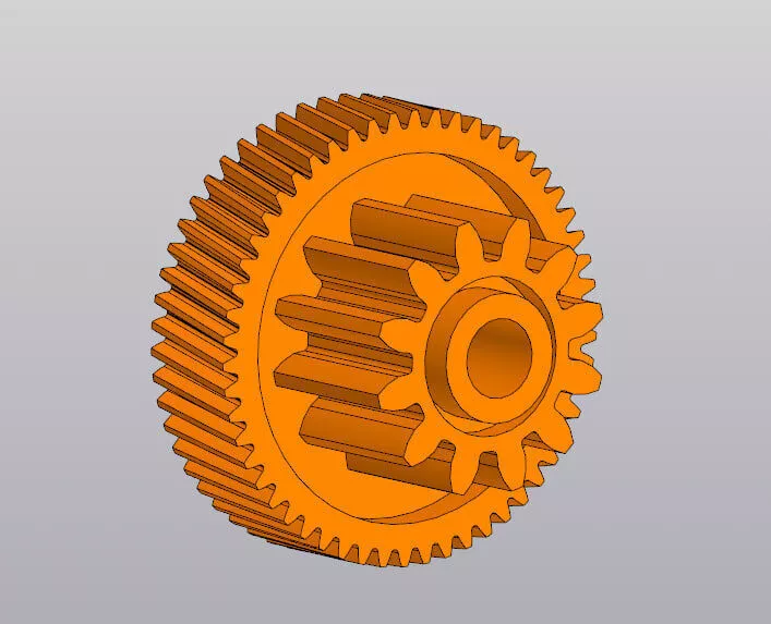 Kitchen Appliance Plastic Gear - Replacement Part 3D model
