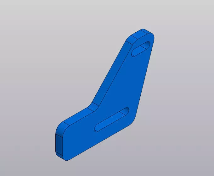 Angle Bracket Corner - 3D Printable Fixing Part 3D model